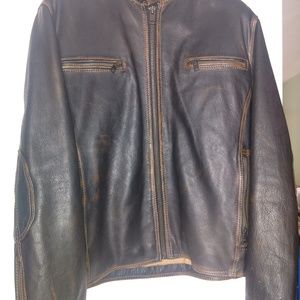 Mens Marc Leather Coat